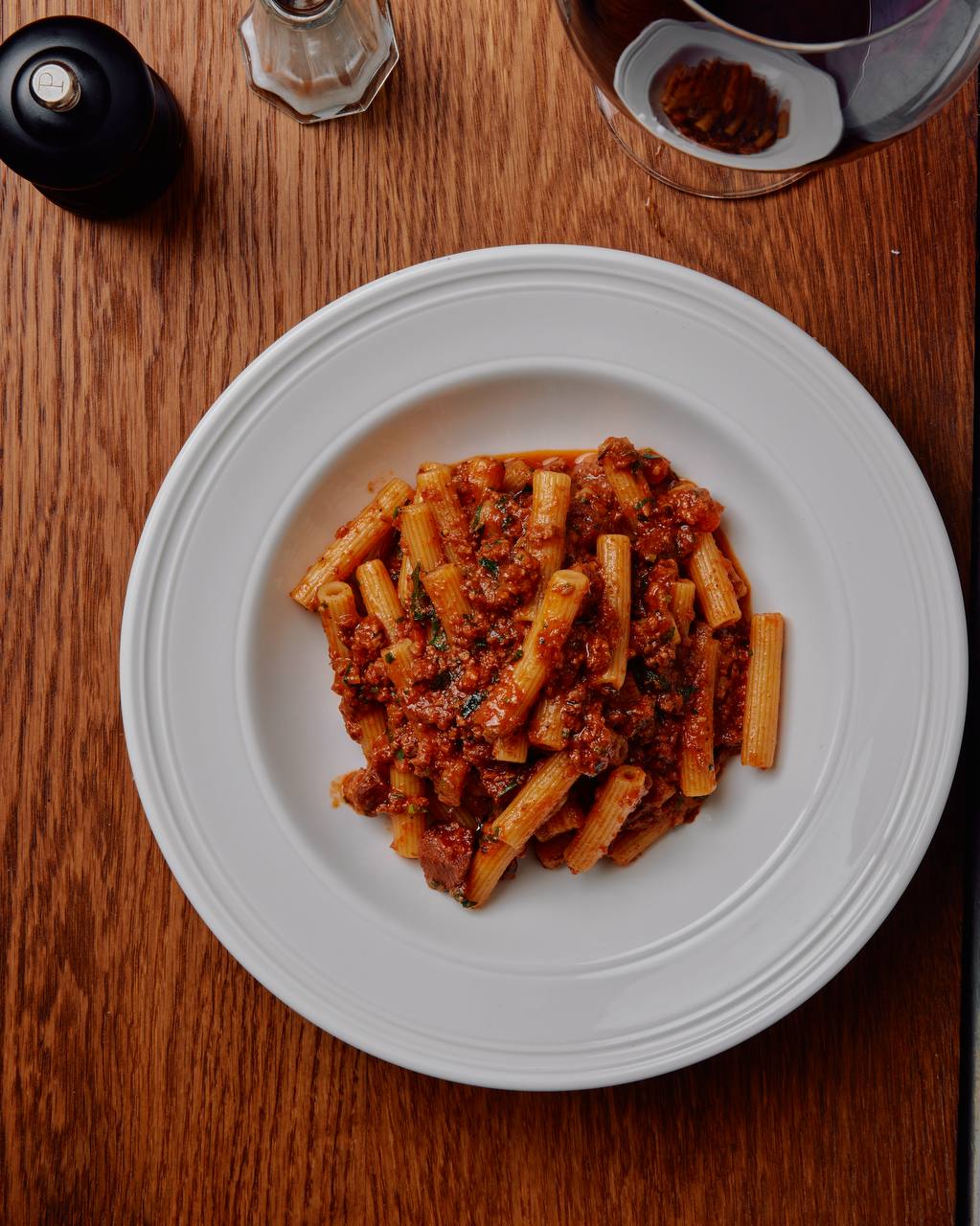 Pasta with duck ragù
